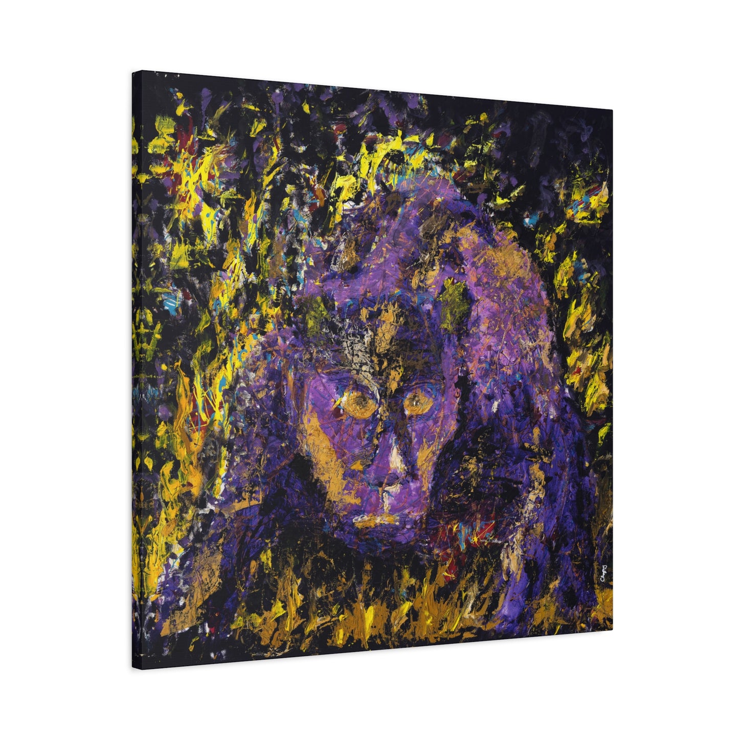 Jaguar, 0.75" Stretched Canvas