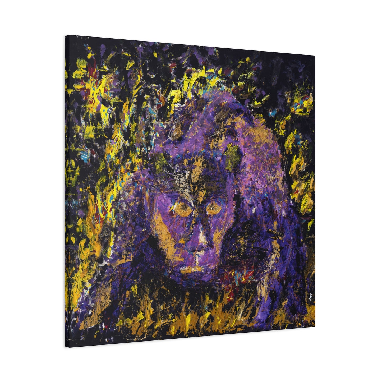 Jaguar, 0.75" Stretched Canvas