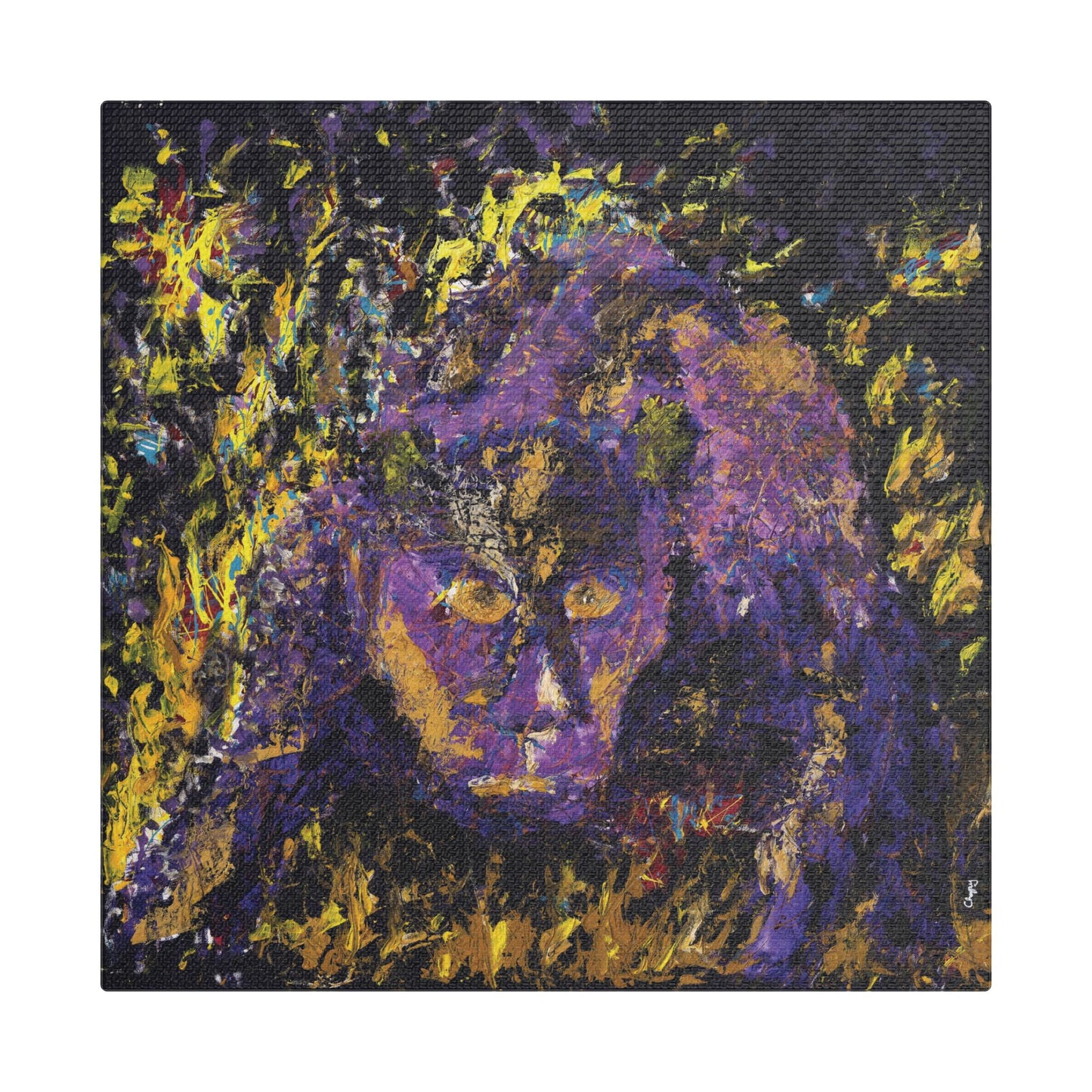 Jaguar - Satin Canvas, Stretched 1.5"