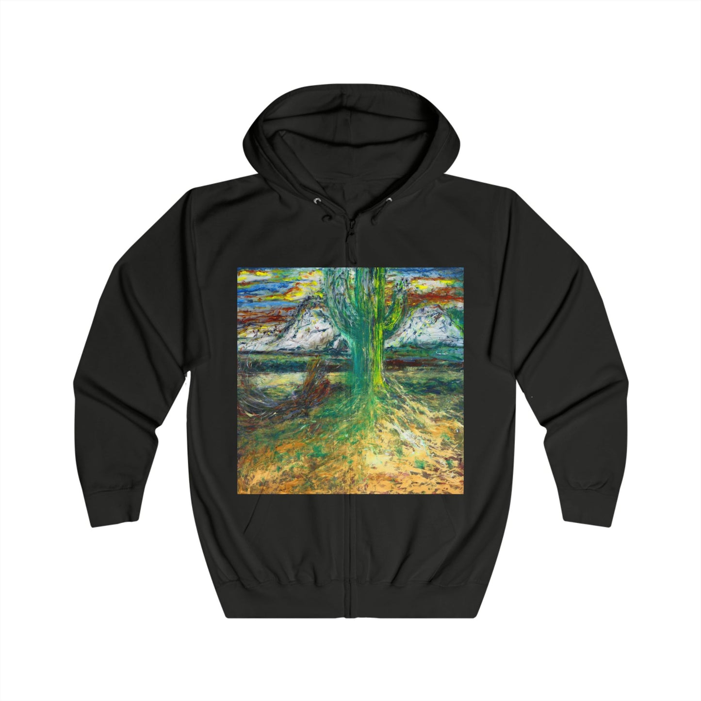 Saguaro Unisex Full Zip Hoodie