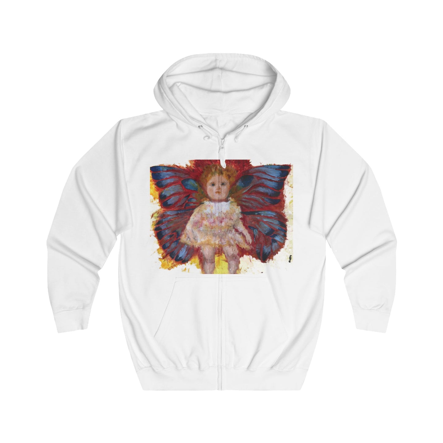 Butterfly Babydoll Unisex Full Zip Hoodie