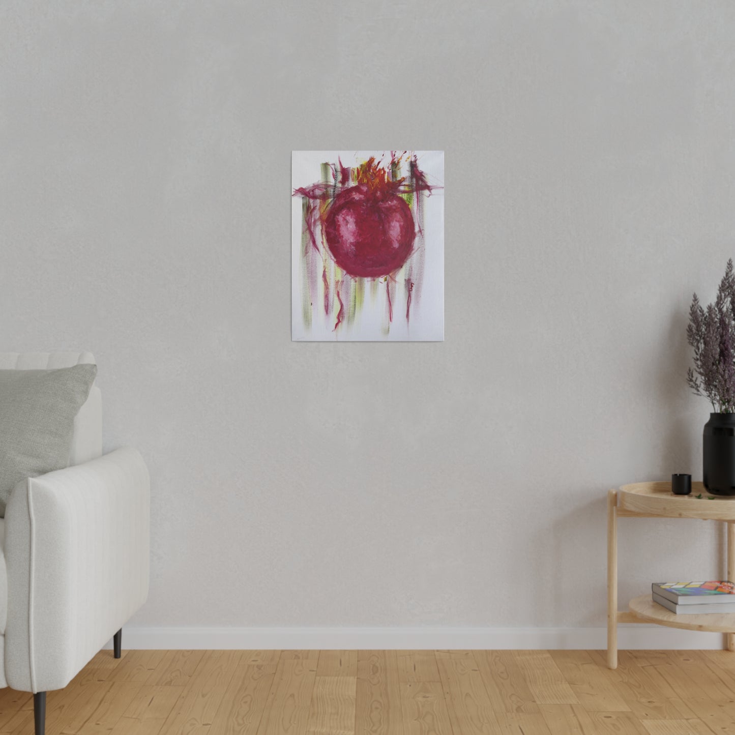 Pomegranate, 0.75" Stretched Canvas