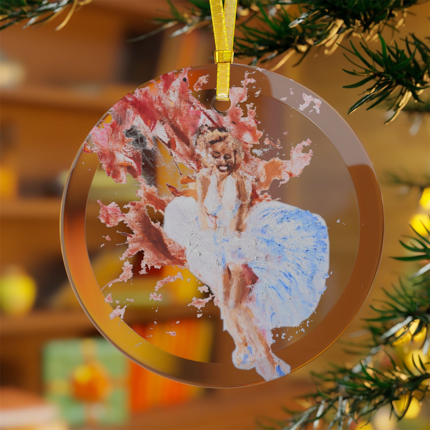 Diva Glass Ornament