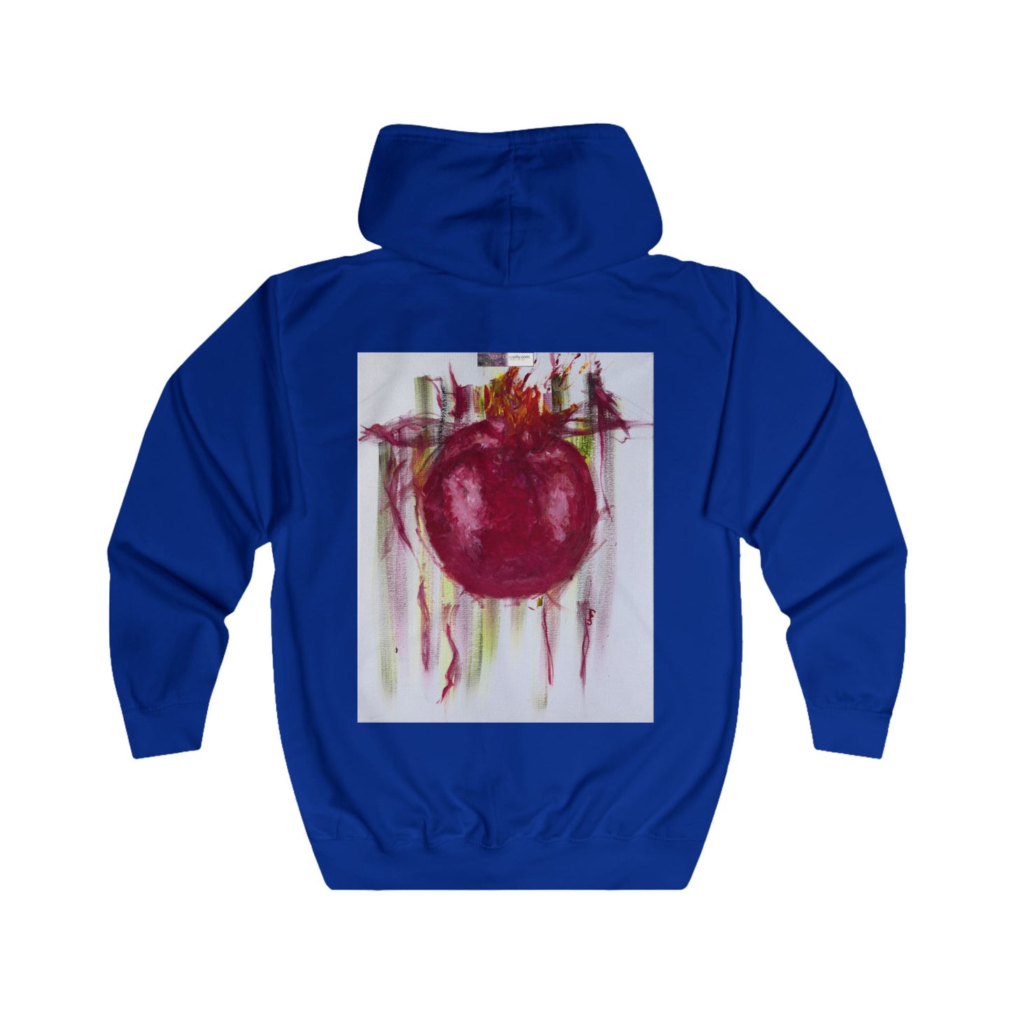 Pomegranate Unisex Full Zip Hoodie