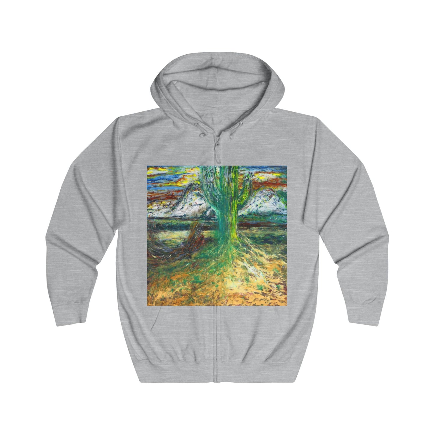 Saguaro Unisex Full Zip Hoodie