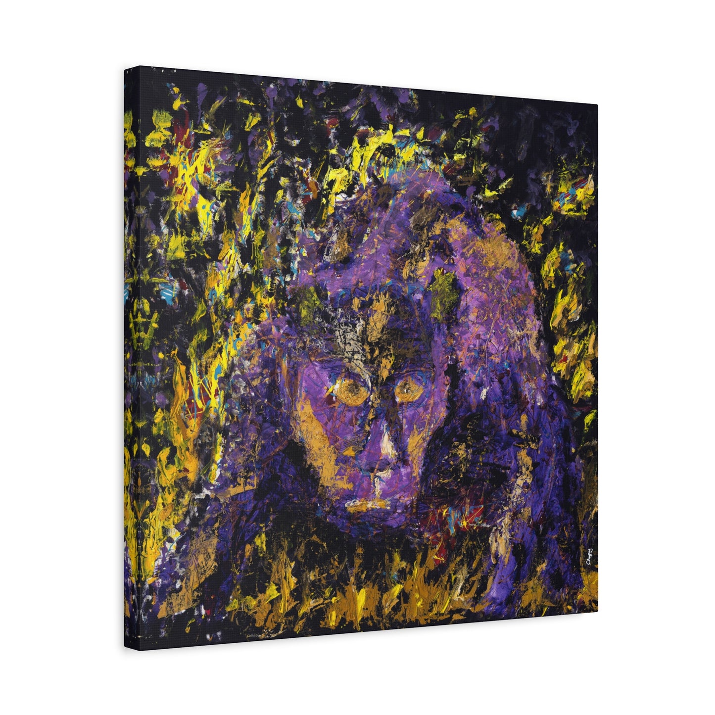 Jaguar, 0.75" Stretched Canvas