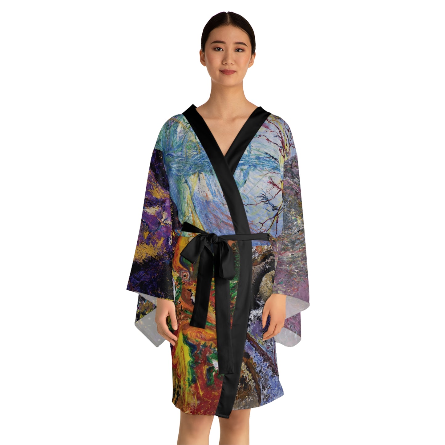 Chappya yA Ya Long Sleeve Kimono Robe