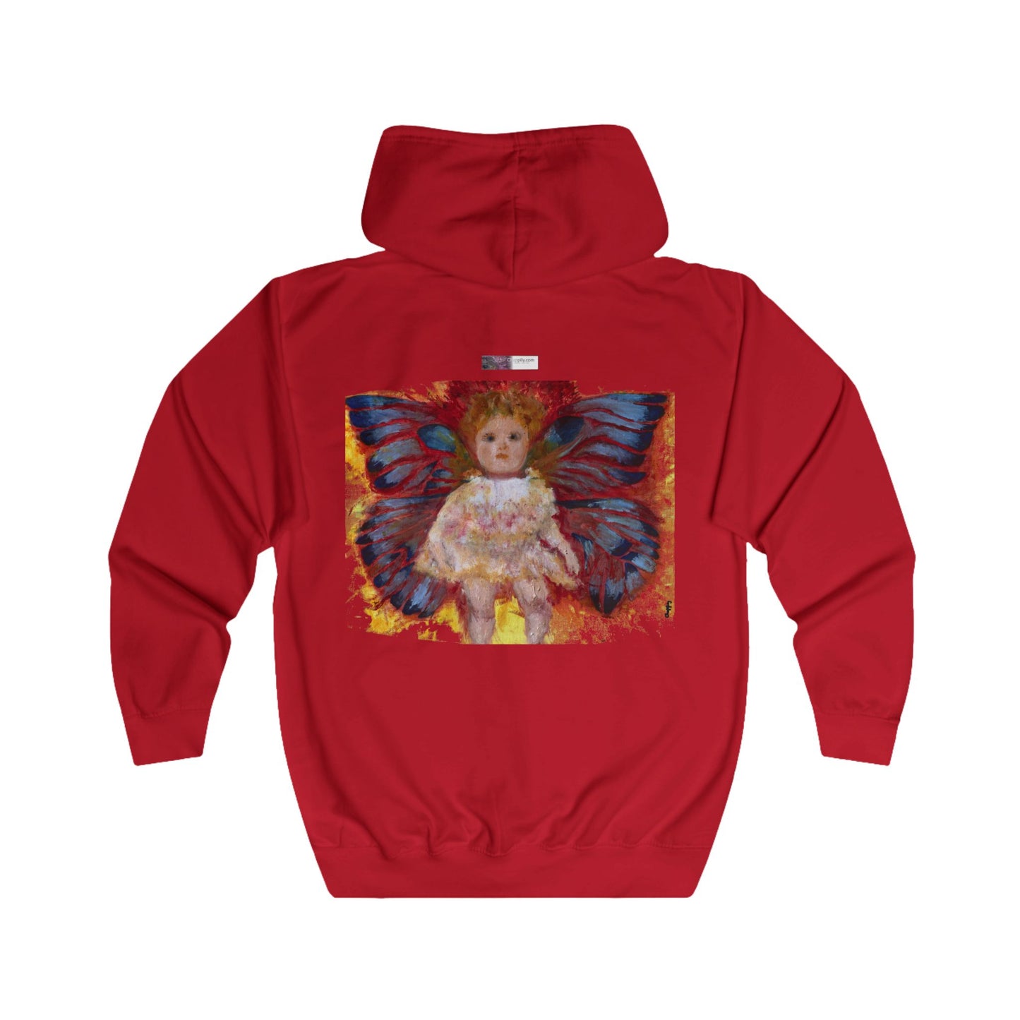 Butterfly Babydoll Unisex Full Zip Hoodie