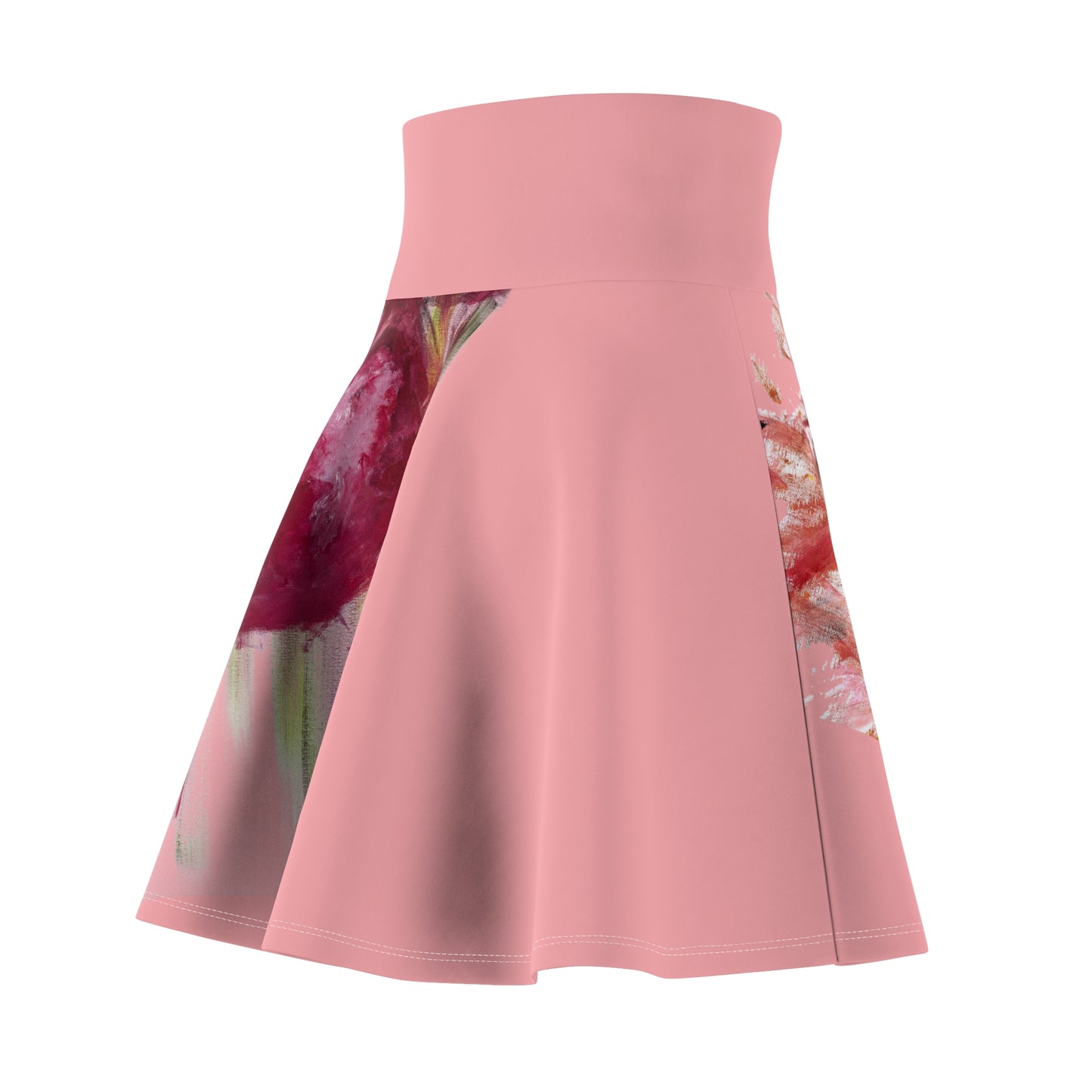 Pink Diva Pomegranate Women's Skater Skirt